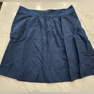 J.CREW Blue Cotton A-Line Skirt Size 4